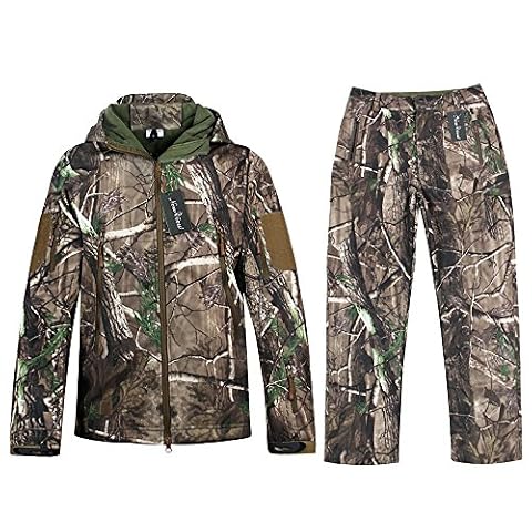 Mossy Oak Herren Camo Hoodie – Performance Fleece Kapuzenpullover Für Jagd & Outdoor (mit Kängurutasche)