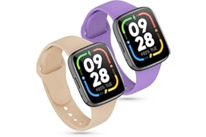 Xisair 2 silikonowe paski kompatybilne z Redmi Watch 3, zapasowy pasek, wodoodporny, oddychający pasek sportowy pasuje do zegarka Redmi Watch 3