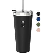 Bicchiere Termico Con Manico E 2 Coperchi - Acciaio Inox 1,18L, Isolante, Motivo Leopardato, Regalo Ideale - Foto 11
