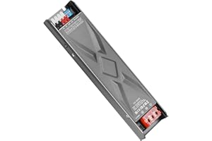 YAYZA! LED Driver 12V Self-Dimming, 200W Switching Power Supply 240V to 12Vdc 16.6A, Low Voltage Transformer Constant Voltage 12V DC for Indoor LED String light G4 MR16 GU5.3 MR11 Bulbs CCTV