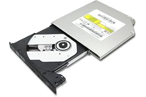 ALIXO Masterizzatore CD interno Lightscribe, compatibile con HP Dell Lenovo Acer Asus Sony Samsung Toshiba MSI Laptop 12,7 mm vassoio SATA Slim Optical Drive di ricambio