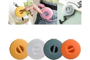 Butyeak Enrouleur de Câble Portable - Organisateur pour Câbles USB, Téléphone, Casque et Données - 4 Pièces