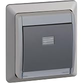 SIMON - Electric Recessed Push Button, Exterior Wall Switch, Simon 44 Aqua Series, Easy to Install, Monoblock, Includes Box,