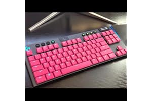 XIHAC Replacement Keycaps for Logitech G913, G915, G913TKL, G915TKL, G813, G813TKL, Logitech Pink Keycaps