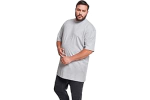Urban Classics Men's Tall Tee Oversized Short Sleeves T-Shirt with Dropped Shoulders, 100% Jersey Cotton
