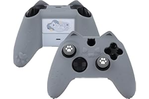 GeekShare Cat Paw Controller Skin pour Manette Xbox Series X, étui de Protection en Silicone antidérapant Compatible Avec la Manette Xbox S/X, Gris