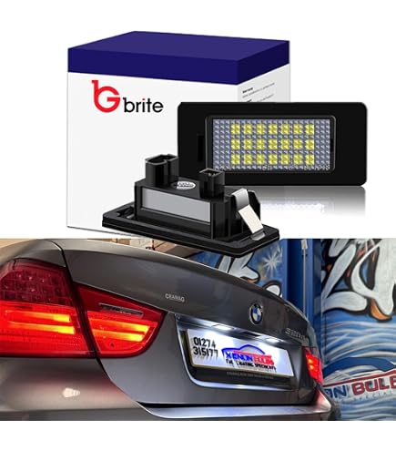 thumbnail image 2 of RTG Automotive 24 LED Number Plate Lights For BMW 3 Series E90 E91 E92 E93 M3 – Canbus Error Free, Xenon White 2 of 5