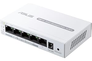 EXPERTWIFI EBP15, PoE+-switch med 5 GbE-portar 4 PoE+-portar, Vit | 60 W, kompatibel med PoE Access Point, IP-kameror, VoIP-telefoner, centraliserad hantering med ExpertWiFi-router