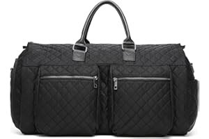 seyfocnia Convertible Travel Garment Bag, Carry-on Travel Bag for Men and Women - 2 in 1 Hanging Suitcase, Suit, Business, Travel Bag