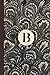 Produktbild Monogram B Marble Notebook (Coffee Peacock Edition): Blank Lined Journal for Names Starting with Initial Letter B