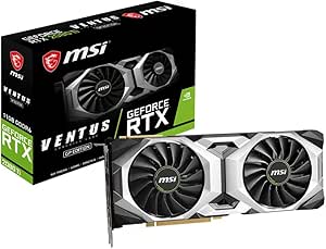 MSI NVIDIA GEFORCE RTX 2080Ti VENTUS GP 11G Graphics Card 11 GB GDDR6, 1545 MHz, 3x DisplayPort, HDMI, Dual Fan Cooling System