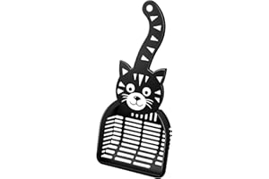 ERUINFANG Katzenklo Schaufel Groß Katzenschaufel Kunststoff Katzenstreuschaufel Langgriff Katzenstreu Schaufel Cat Litter Scoop für Reinigung Katzenklo Katzen Hunde Pooper Scooper