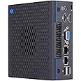 HUNSN Mini PC, Desktop Computer, HTPC, NUC, I7 5500U 5600U, BH24, PXE, WOL Supported, 2 x LAN, VGA, 2 x HDMI, Lock Slot, Type-C, Vesa Mount, Barebone, NO RAM, NO Storage, NO System