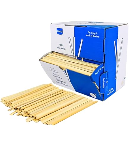 Spiedini Fingerfood Senza Glutine PAPSTAR - 250 Pezzi In Bambù Con Scritte In Inglese, Perfetti Per Aperitivi E Party - Foto 4