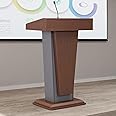CCNOS Wooden Lectern Podium Stand,Design with Storage/Standing Wooden Pulpit for Church Office School Home Conference Restaurant by OEM