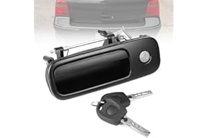 GEAREVER Tailgate Handle Boot Tailgate Lock for VW Golf 4 Polo Lupo 6X1 6E1 6N Caddy III Sharan Transporter T5 T6 1J6827565B 1J6827565A