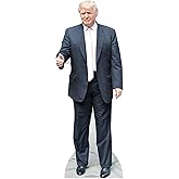 star cutouts donald trump pink tie life size cardboard cut multi color 188 x 71 x 188 cm