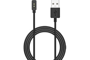 Chofit Ładowarki kompatybilne z Redmi Watch 3 Active/Watch 3 Lite/Xiaomi Smart Band 8 Pro/Xiaomi Smart Band 8/Redmi Band 2, kabel do ładowania 100 cm, przewód zasilający USB, czarne (czarne)