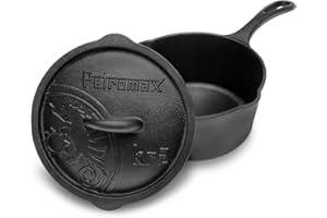 PETROMAX KR2 Gietijzeren Steelpan met deksel (2 liter)