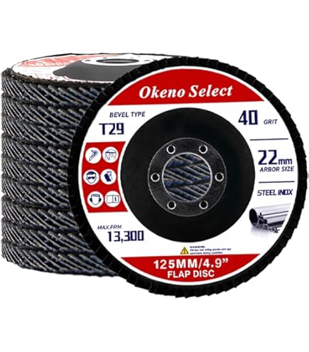 Lamellenschijven, 6 stuks Waaierschijven 75 mm, Elk 2 x Korrel 60/80/120 Slijpschijven Lamellschijven voor Metaal, Staal & Hout - blauw