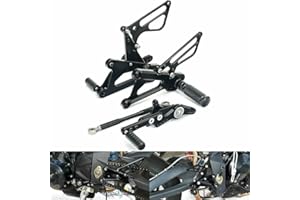 T | TARAZON TARAZON Moto CNC Regolabili Pedane Poggiapiedi Rearset per TRIUMPH 675 DAYTONA STREET TRIPLE 2006-2012