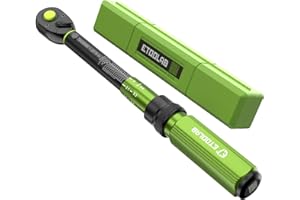 ETOOLAB Clé dynamométrique 1/4" pour voiture, 1-26 N·m/10-231.3lbf·in, précision d'erreur ± 3%, cliquet réversible à 72 dents, clé dynamométrique pour vélo/moto/Électroménager etc.