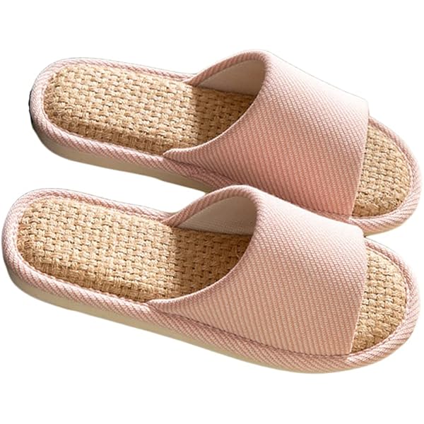 Eco Bath London Natuurlijke handdoekslippers - luxe 100% biologisch katoen, ultrazacht, machinewasbare binnenpantoffels voor bad en thuis, maat XL (10-11