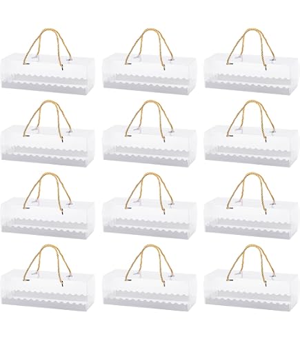 HYRYC 2pcs Boite a Gateau Transparente Boite Layer Cake Boite de