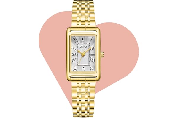 CIVO Vintage Montre Femme Cadeaux: Accessoires de Mode Rétro pour Femmes - Montre Bracelet à Quartz Analogique