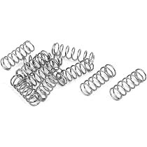 Uxcell 304 Stainless Steel Compression Springs, 1mm X 12mm X 20mm, Silver Tone, 10-Pack - View #8