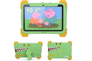 C idea Tablets para Niños Android 13 Tablet 10,1 Pulgadas de Aprendizaje iwawa Instalada, 4 GB RAM Dual Cámaras con WiFi
