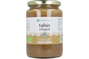 PLANETA HUERTO BONSÁI PLANETA HUERTO | Tahín Integral ECO - Pasta de Sésamo Integral y Tostada - 700 g de Nutritiva Pasta de Sésamo para Uso en Cocina y Repostería