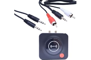 Durlo Bluetooth-mottagare för HiFi, Bluetooth 5.4-ljudmottagare för högtalare, hemmastereo med NFC, T-FCard-kortplats, 3,5 mm AUX/RCA-gränssnitt