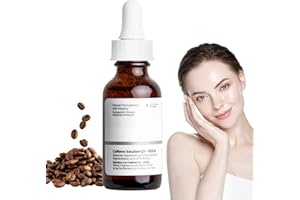 UJOOGBU Caffeine Solution 5%+EGCG Eye Serum,Caffeine Eye Serum,Caffeine Eye Cream Anti Aging,Under Eye Cream for Dark Circles and Puffy Eyes,Instant Wrinkle Remover,Eye Bag Removal,Fade Fine Line,30ML