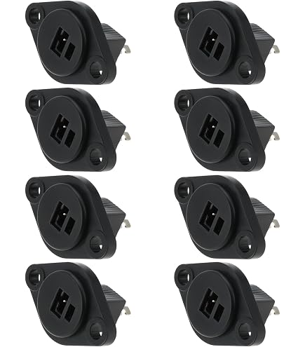 Connettore Femmina Bulgin 8 Pin PX0956/S &ndash; Spina Per Illuminazione Discoteca, 6A 250V