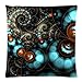 Produktbild Abstract Fractal Circles Best-selling Zippered Pillow Cases 18x18 inch(Two Sides)