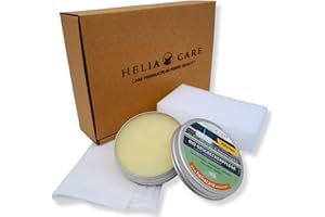 ‎HELIACARE HeliaCARE BIO Spülbecken Pflege aus Deutschland - 100% natürliche Waschbecken Versiegelung - Universelle Kunststoff-, Edelstahl & Naturstein Imprägnierung mit Bienenwachs & Pflanzenöl (50ml)