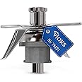 SOSALUK Gruppo Coltelli Lama Compatibile Con Vorwerk Thermomix Bimby TM31 Coltello Mixer In Acciaio Inox Accessorio Di Ricambio Per Robot Cucina - Foto 8