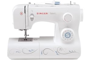 Singer Talent 3323 Sewing Machine, Bianco, 22x45x35 cm, Aluminium