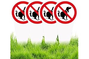 Mineup 2 sztuki tabliczki XXL do wbijania bez toalety dla psów, 30 x 15 cm szyld wtykowy "Hier ist keine Hundeclo", ostrzeżenie kuweta dla psa zakaz stosu, tabliczka informacyjna nie ma toalety dla