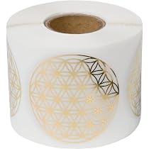 12 Sous-verres Fleur De Vie En Bois - 10cm - Pour Méditation Et Décoration Maison