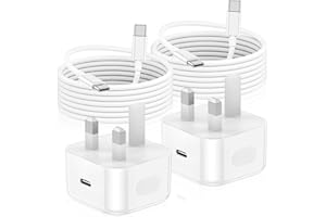 THIYNIYA 2Pack iPhone 17 16 15 Charger, USB C to C Charging Cable and 20W Apple Fast Charger Plug for iPhone 17 Air/16 Pro/16 Pro Max/16e/15 Pro/15 Plus/iPad Pro Air/Mini
