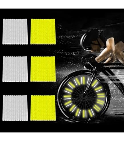 OBIETTIVO DI SICUREZZA Bicicletta Mountain Bike Guida Notturna Riflettore Di Avvertimento - Foto 6