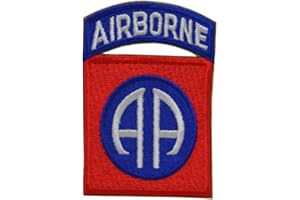 EPIC MILITARIA Reproduction de l'écusson de bras aéroporté de la Seconde Guerre mondiale US 82e