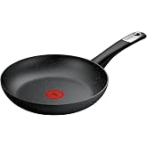 Tefal Explore Stone &ndash; Frying Pan 24 cm, Aluminium, Stone Effect | Frying Pan 24 cm, Fixed Handle, Non-Stick Coating, Inductio