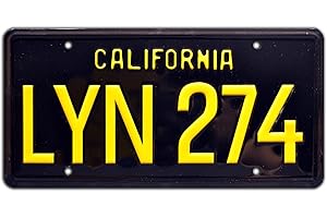Celebrity Machines Gone in 60 Seconds | LYN 274 | Metal Stamped License Plate