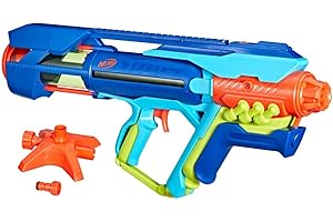Hasbro Nerf Super Soaker Power Drench XL, Lanzador de Agua, 2 Modos de Juegos al Aire Libre para Niños y Niñas de 6 Años o Más, Fiestas con Amigos y Familia, Idea de Regalo