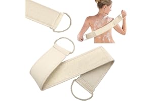 Pinkiou Loofah Sangle De Bain Luffa Dos Épurateur Exfoliant Organique Massage Dos Épurateur Spa Douche Outil Pour Hommes Femmes