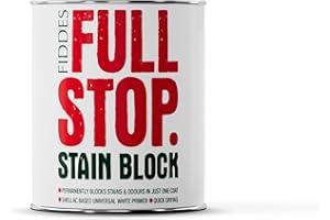 Fiddes Full Stop Stain Block Shellac Based White Primer 1 Litre
