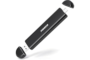 FIDECO M.2 NVME and SATA External SSD Enclosure, USB 3.2, Gen 2 Adapter with Transfer Speeds up to 10Gbps, Hard Drive Case for M-Key and B+M Key NVME or SATA SSD of 2242/2260/2280